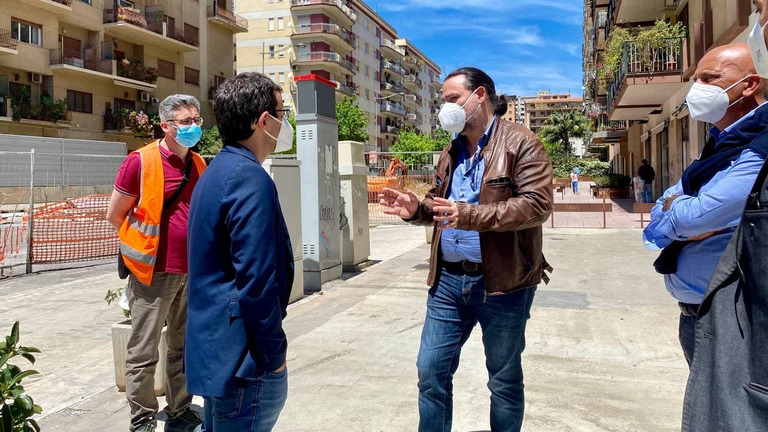 Anello ferroviario, via Sicilia libera dal cantiere entro fine maggio