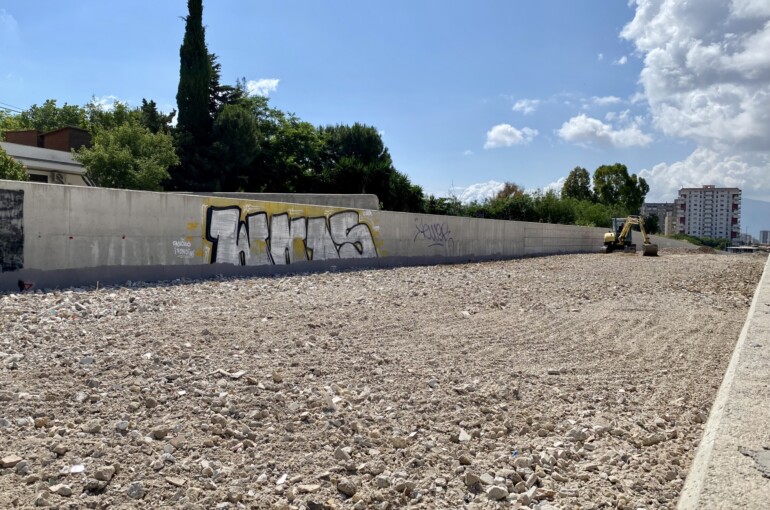 In corso i lavori del percorso ciclopedonale fermate Francia – S. Lorenzo