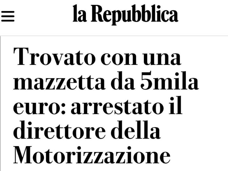 Nuova ombra sul centrodestra siciliano con l’arresto per corruzione dell’ex capo di gabinetto dell’assessore Aricò